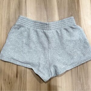 TNA Cozy Perfect Fleece Grey Sweat Shorts Women’s XS